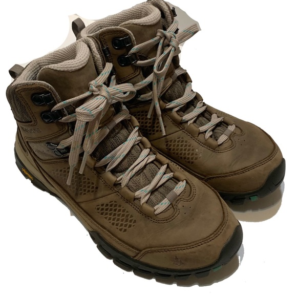 9.5 / Vasque Brown Hiking Boots with Laces - Picture 1 of 8